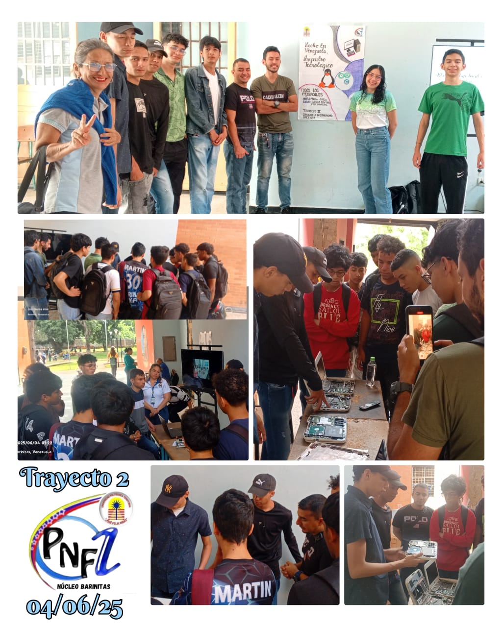 Estudiantes Colaborando en proyectos